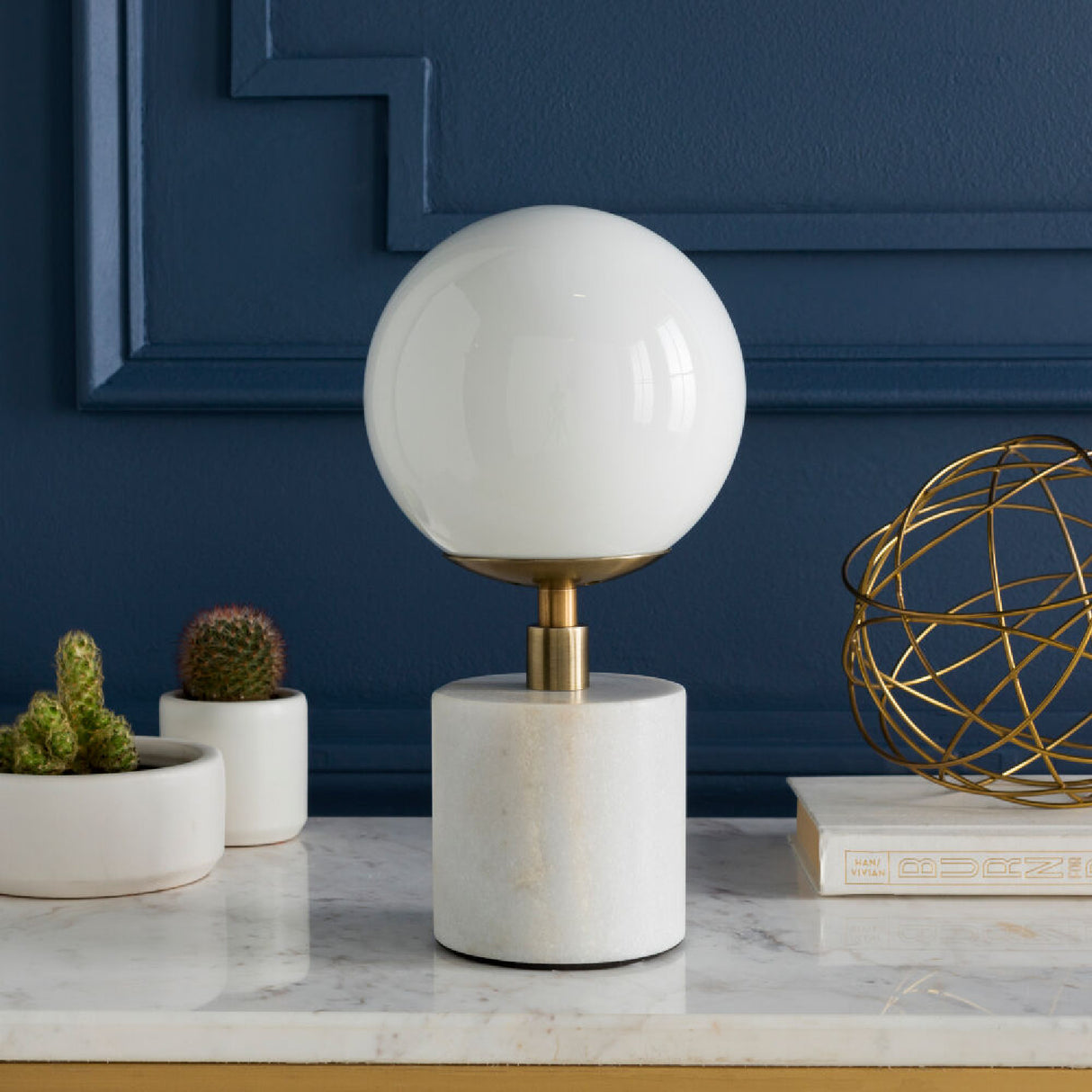   Modern European furniture - White Linen 6-Light Chandelier - www.oroa.com | Oroa.com