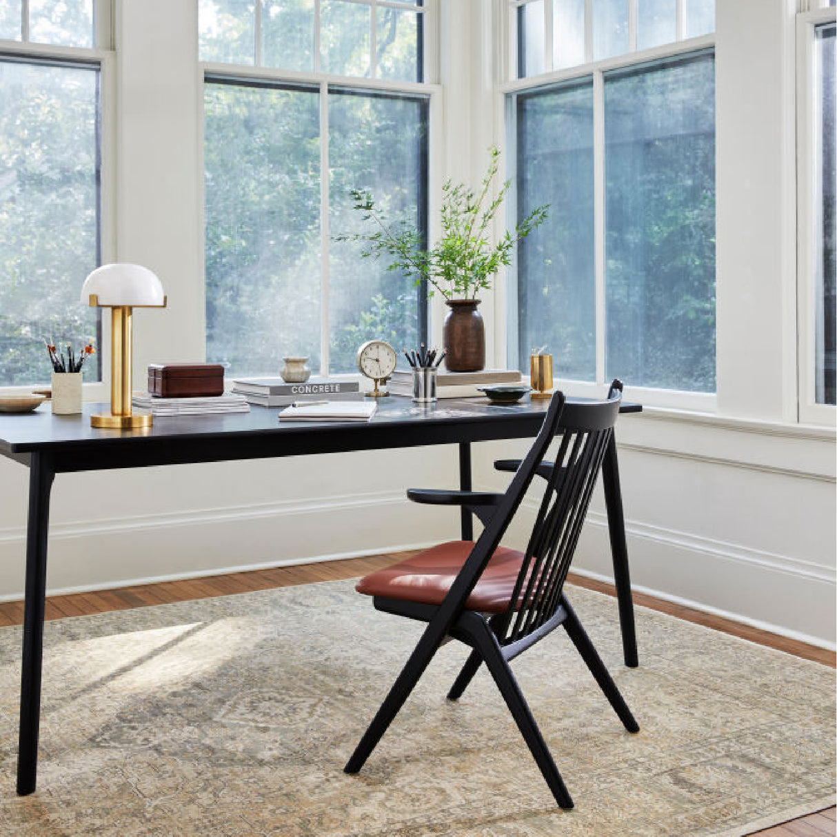   Modern European furniture - White Stone Dome Table Lamp - www.oroa.com | Oroa.com