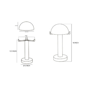   Modern European furniture - White Stone Dome Table Lamp - www.oroa.com | Oroa.com
