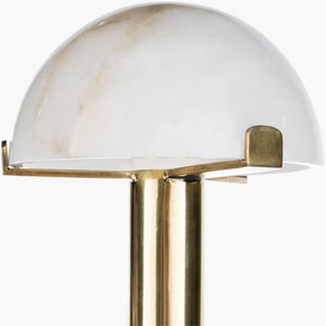   Modern European furniture - White Stone Dome Table Lamp - www.oroa.com | Oroa.com