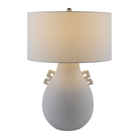   Modern European furniture - Glazed White Ceramic Table Lamp - www.oroa.com | Oroa.com