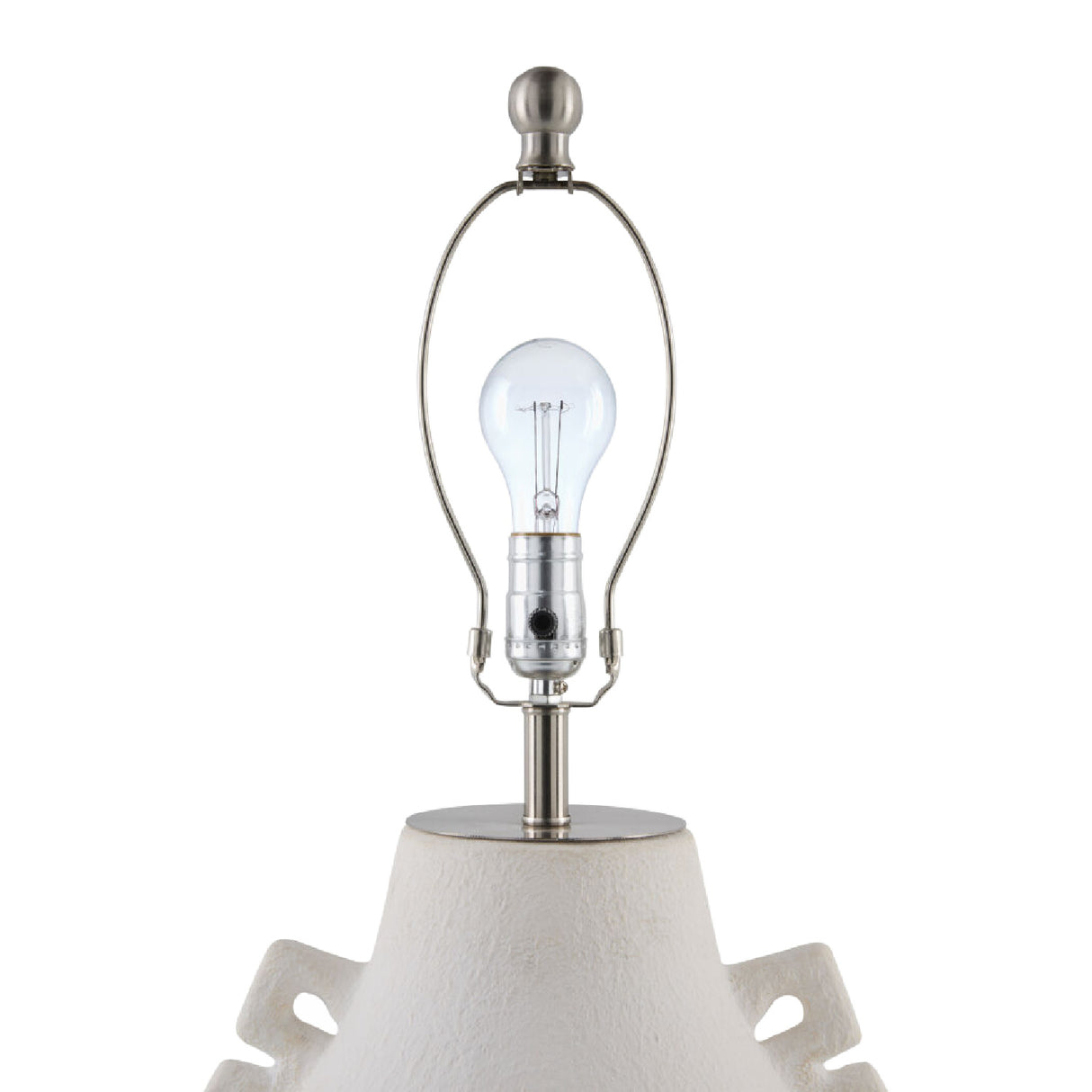   Modern European furniture - Glazed White Ceramic Table Lamp - www.oroa.com | Oroa.com