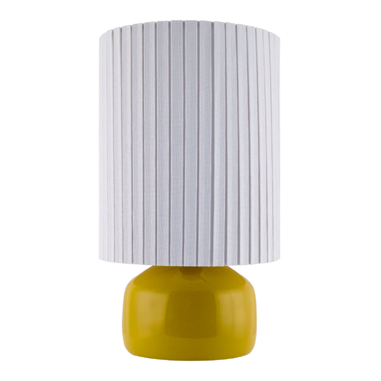   Reeded Linen Accent Table Lamp | Oroa.com