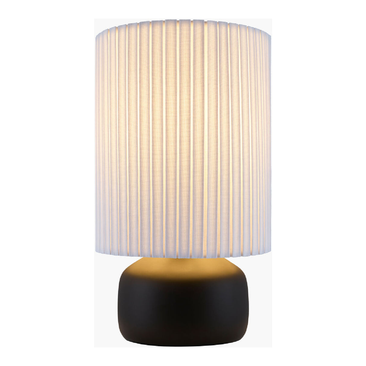   Reeded Linen Accent Table Lamp | Oroa.com