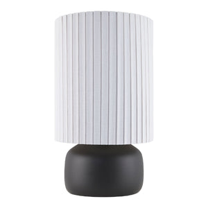   Reeded Linen Accent Table Lamp | Oroa.com