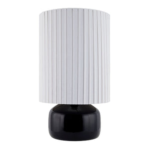   Reeded Linen Accent Table Lamp | Oroa.com