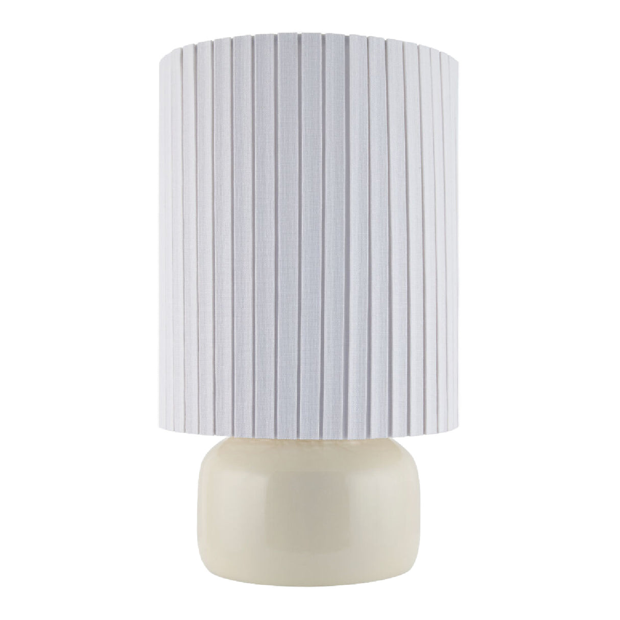   Reeded Linen Accent Table Lamp | Oroa.com