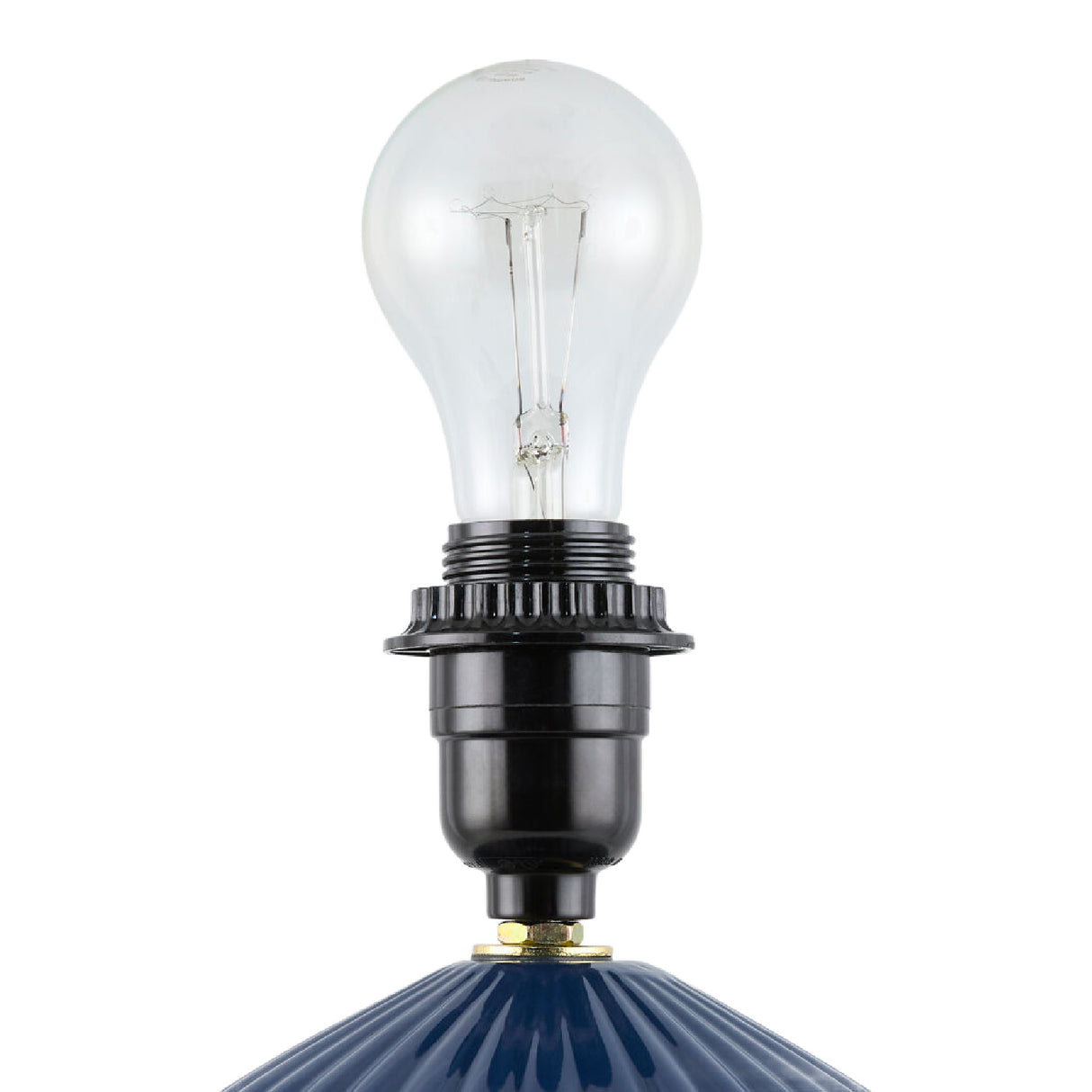   Fluted Ceramic Accent Table Lamp | Oroa.com