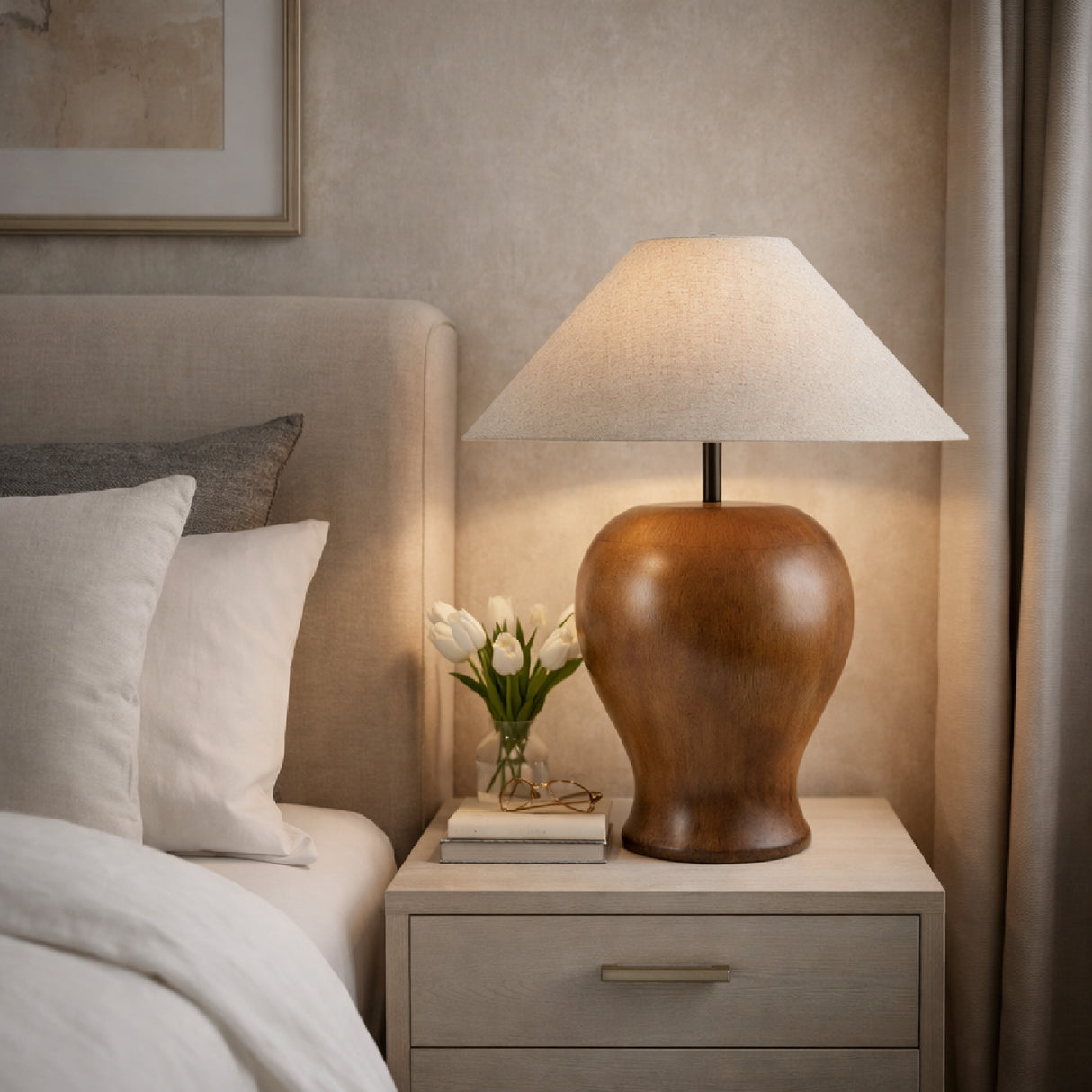   Ceramic Base Accent Table Lamp | Oroa.com