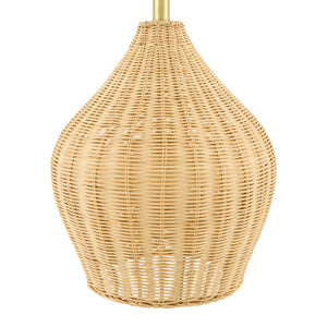   Woven Rattan Table Lamp | Oroa.com