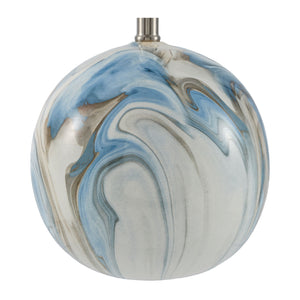   Swirl Round Ceramic Table Lamp | Oroa.com