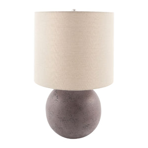   Round Glazed Ceramic Table Lamp | Oroa.com
