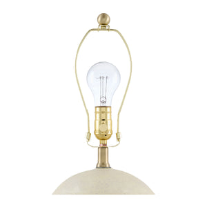   Round Glazed Ceramic Table Lamp | Oroa.com