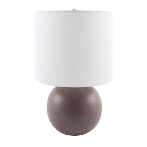   Round Glazed Ceramic Table Lamp | Oroa.com