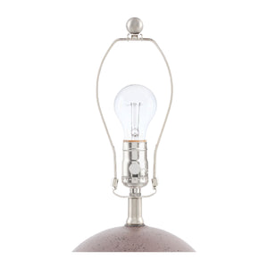   Round Glazed Ceramic Table Lamp | Oroa.com