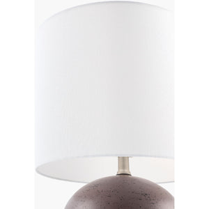   Round Glazed Ceramic Table Lamp | Oroa.com