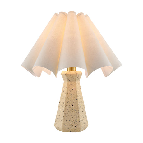   Modern European furniture - Scalloped White Cotton Table Lamp - www.oroa.com | Oroa.com
