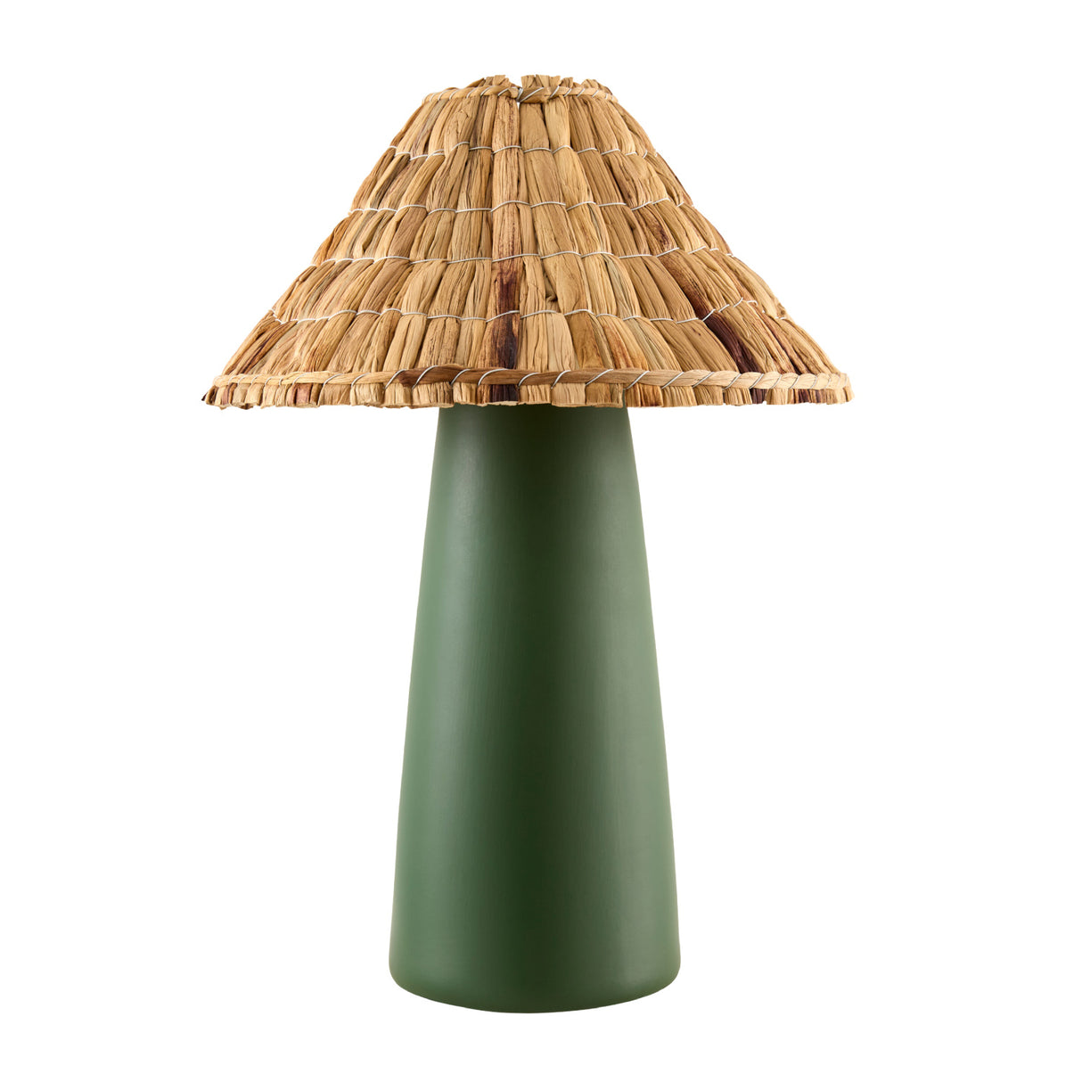   Seagrass Shade Ceramic Table Lamp | Oroa.com