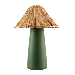   Seagrass Shade Ceramic Table Lamp | Oroa.com