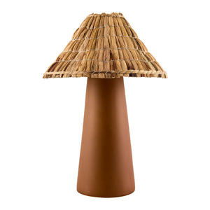   Seagrass Shade Ceramic Table Lamp | Oroa.com