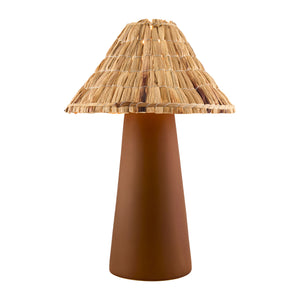   Seagrass Shade Ceramic Table Lamp | Oroa.com
