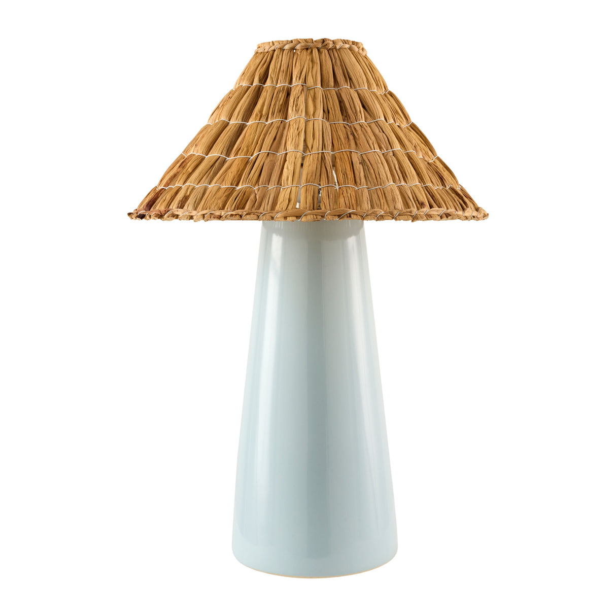   Seagrass Shade Ceramic Table Lamp | Oroa.com