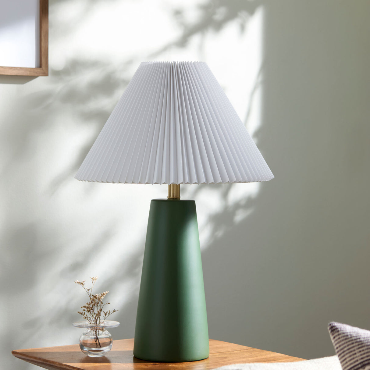   Pleated Shade Ceramic Table Lamp | Oroa.com