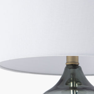   Modern European furniture - Gray Glass Accent Table Lamp - www.oroa.com | Oroa.com