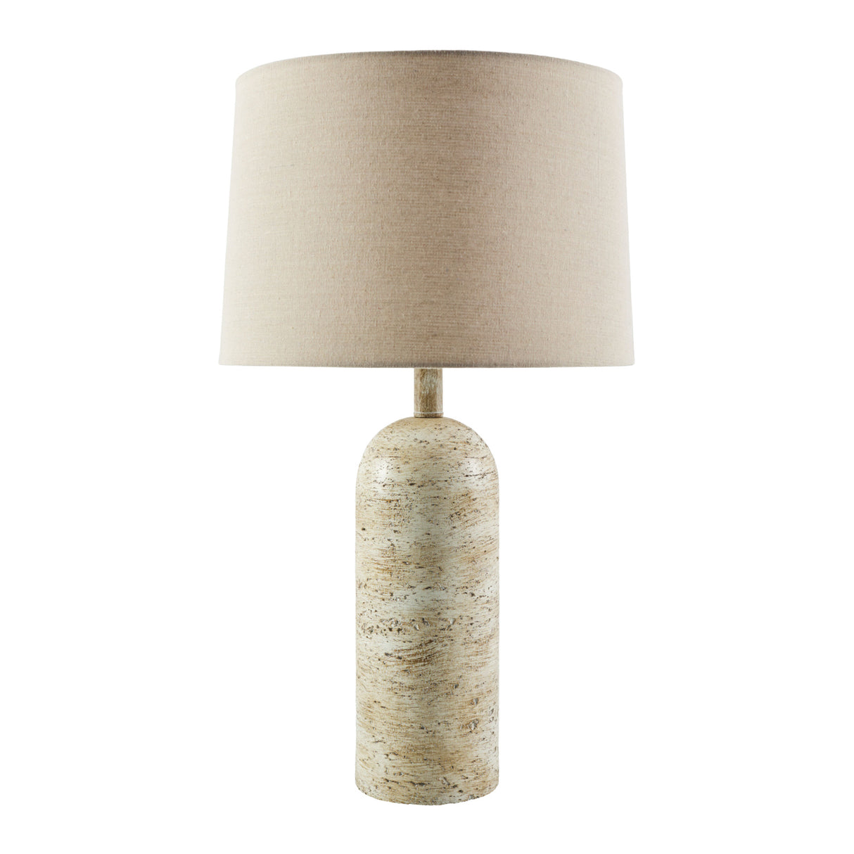   Linen Drum Shade Table Lamp | Oroa.com