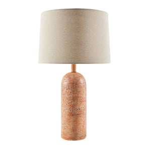   Linen Drum Shade Table Lamp | Oroa.com
