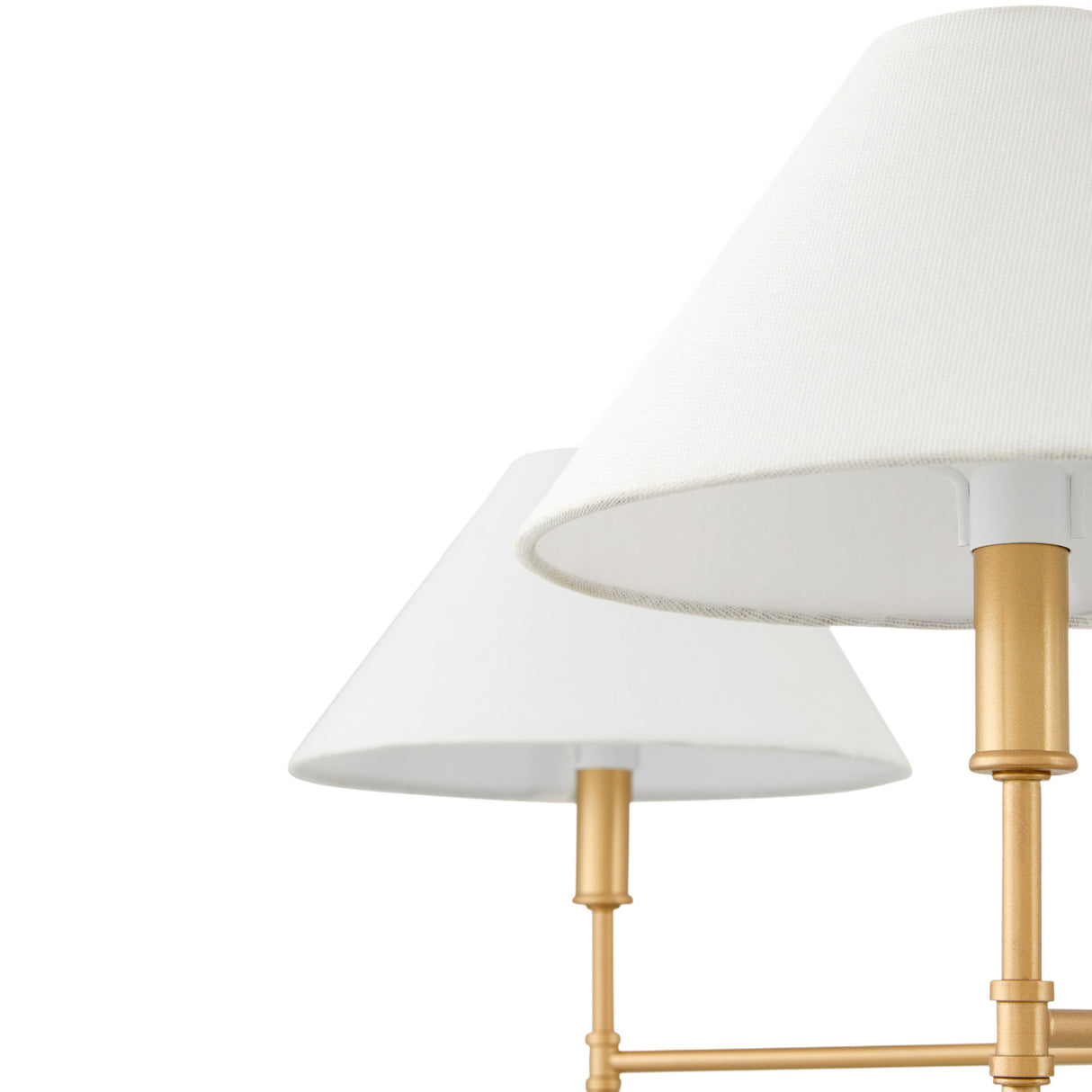   Modern European furniture - White Linen 6-Light Chandelier - www.oroa.com | Oroa.com