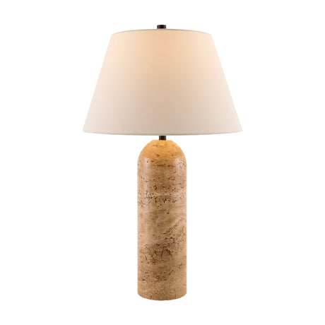   Modern European furniture - Yellow Travertine Accent Floor Lamp - www.oroa.com | Oroa.com