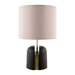   Modern European furniture - Gray Drum Linen Table Lamp - www.oroa.com | Oroa.com