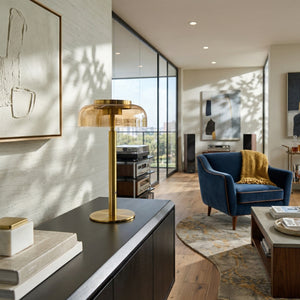   Modern European furniture - Champagne Glass Shade Table Lamp - www.oroa.com | Oroa.com