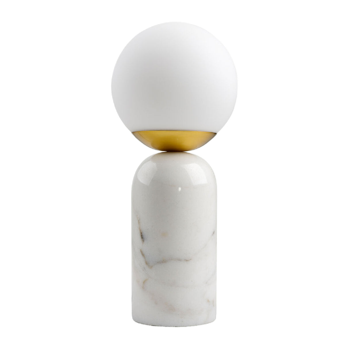   Marble White Glass Table Lamp | Oroa.com