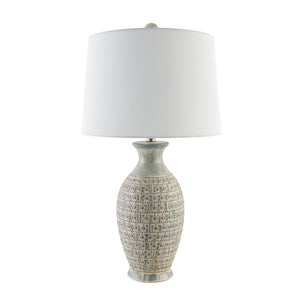   Modern European furniture - Gray Ceramic Accent Table Lamp - www.oroa.com | Oroa.com