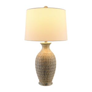   Modern European furniture - Gray Ceramic Accent Table Lamp - www.oroa.com | Oroa.com
