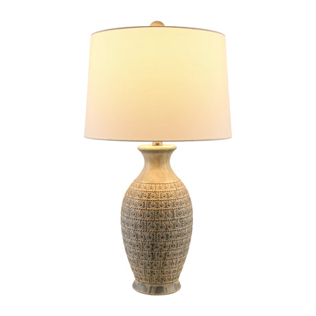   Modern European furniture - Gray Ceramic Accent Table Lamp - www.oroa.com | Oroa.com