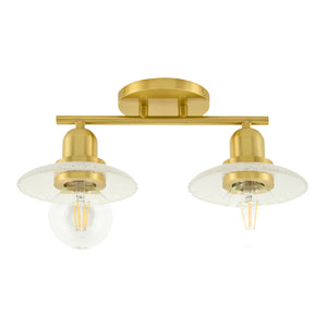   Gold Fixture Glass Wall Lamp | Oroa.com