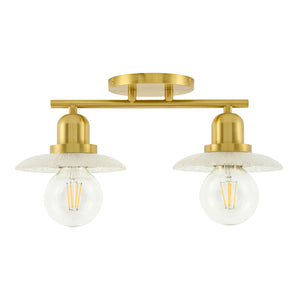   Gold Fixture Glass Wall Lamp | Oroa.com
