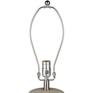   Modern European furniture - Glazed Cream Ceramic Table Lamp - www.oroa.com | Oroa.com