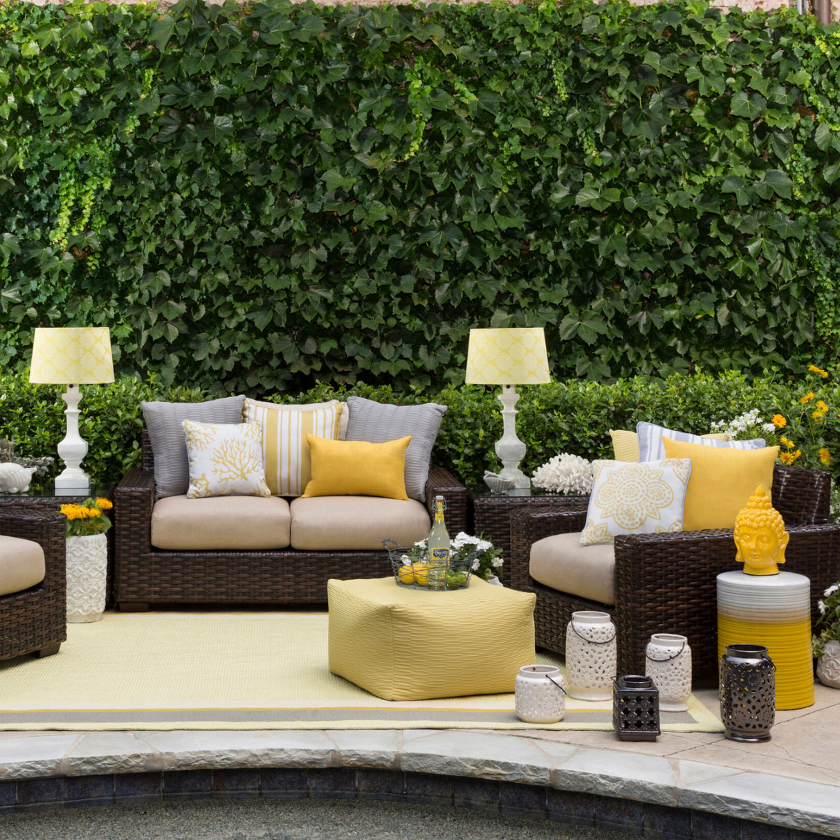   Modern European furniture - Ceramic Cylindrical Outdoor Stool - www.oroa.com | Oroa.com