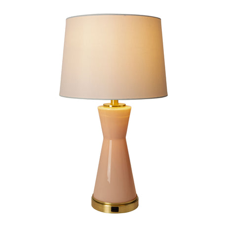   Modern European furniture - Pink Glass Accent Table Lamp - www.oroa.com | Oroa.com
