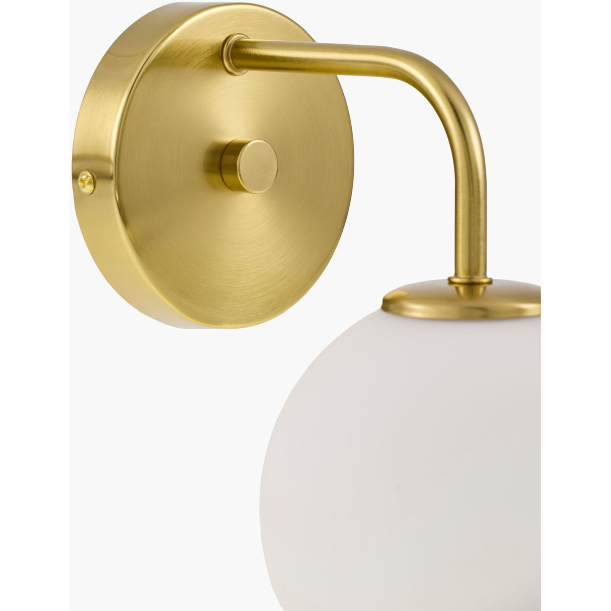   Modern European furniture - Gold Clear Glass Wall Lamp - www.oroa.com | Oroa.com