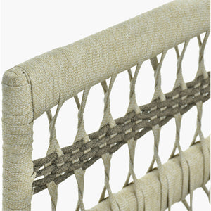   Cream Aluminum Outdoor Accent Chair | Oroa.com