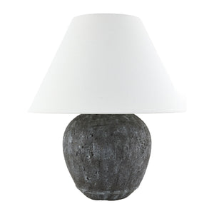   Modern European furniture - Black Cement Accent Table Lamp - www.oroa.com | Oroa.com
