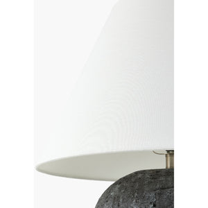   Modern European furniture - Black Cement Accent Table Lamp - www.oroa.com | Oroa.com