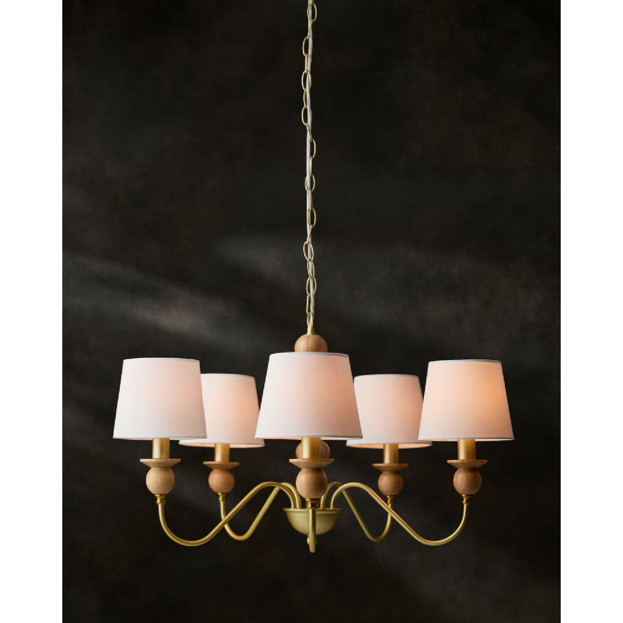   5-Light Linen Classic Chandelier | Oroa.com