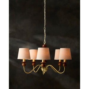   5-Light Linen Classic Chandelier | Oroa.com