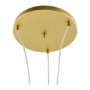   3-Light Linen Chandelier | Oroa.com